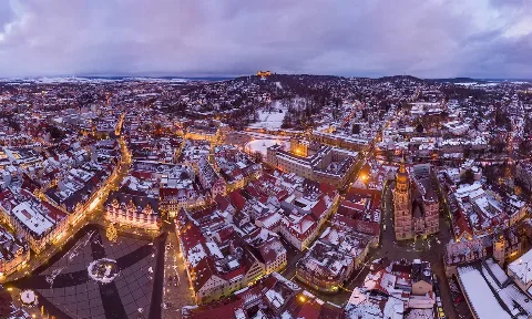 Abrissarbeiten  in Coburg